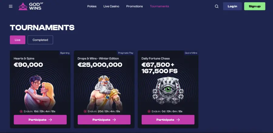 Godofwins casino mobile version on iPhone in Australia