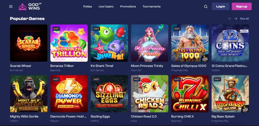 God of Wins Casino Withdrawal